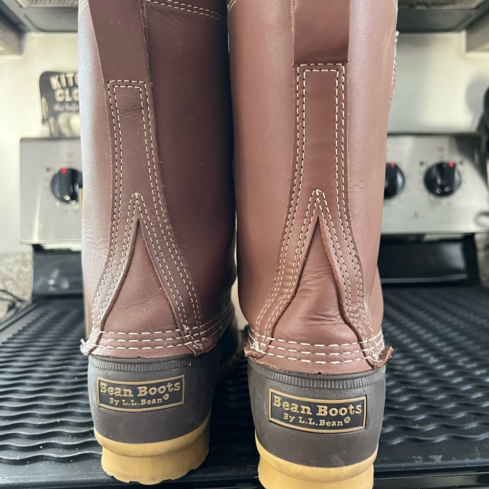 L.L. Bean Dark Brown Bean Boots with Gore-Tex